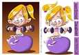 Getting fit for the new year (purple)