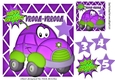 Lilttle purple Vroom! Vroom! car with toony face