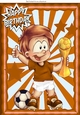 I am The champion footballer in brown A4