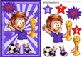 I am The champion footballer in purple A5
