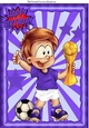 I am The champion footballer in purple A4