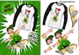 I love to skateboard boy in green
