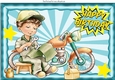 Learning a trade! motorbike mechanic A4