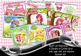 BEST OF FRIENDS! 8 Designs of little girls bumper kit one
