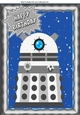 Silver Dalek, with stars in the sky A4