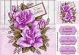 lilac roses for your Birthday 8x8