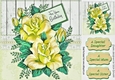 gold roses for your Birthday 8x8