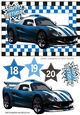 Blue racer in check frame for the big boys A5