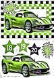 Green racer in check frame for the big boys A5