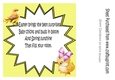 little yellow chick with flower and little bird 8x8 easter verse