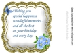Pretty blue Hydrangeas in a vase with pretty blue butterflies insert