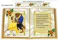 Beauty princess, shall we dance, with gold rose A4 Open Book