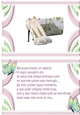 pretty floral shoes and handbag with butterfly A5 Insert