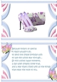 pretty lilac floral shoes and handbag with butterfly A5 Insert