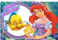 Princess of the sea with flounder the fish A4