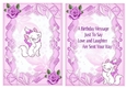 Cute little kitty with lilac roses in ornate frame A5 Insert
