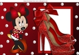 I Just love red glitter shoes, with cute little minnie mouse A4