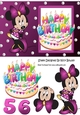 I Just love Birthday cakes, with cute little minnie mouse in pink