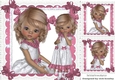 sweet little millie pretty with pink bows 8x8