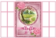 a lovely stroll in the park, with roses, butterflies and bow gatefold