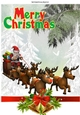 Lovely santa is on his way, with insert/verse A4