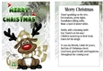 reindeer dressed for winter with his hot choc card front/insert