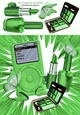 Green MP3 Player, with ladies Accessories & butterflies 8x8