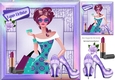 I just love to  spend! spend! spend! with my credit card (purple) 8x8