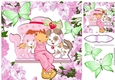 i love my puppy and kitten with green butterflies 8x8
