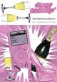Pink sparkle shoes, champagne & MP3 Music 8x8