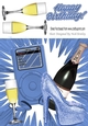 blue sparkle shoes, champagne & MP3 Music 8x8