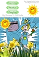 Nothing like a spot of gardening with my mp3 player & daffs 8x8 (turq)