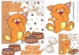 Cheeky kitty with bowl & bow (smaller card three)