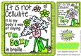 I am sexy! dotty in green glitter frame 8x8