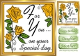 gold roses for you, on your special day 8x8