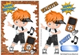 Boy Dancing Hip Hop With MP3 Player A5