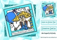 Friend Happy Birthday you old fart with balloons (turq stackers) 8x8