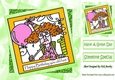 Friend Happy Birthday you old fart with balloons (green stackers) 8x8