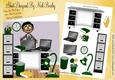 Mayhem & Chaos Man in his office 8x8 Mini Kit (Green)