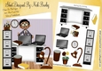 Mayhem & Chaos Man in his office 8x8 Mini Kit (brown)