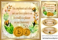 pretty gold rose with gold rings for Anniversary 8x8