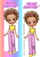 Trendy girl in pink tall DL