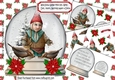THE GNOME BIRD FEEDER! In snow globe 8x8 mini kit