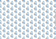 Cute snowman in bobble hat backing paper