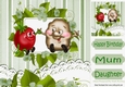 Vegatable toony friends a potato & tomato 8x8