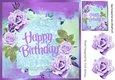 Pretty lilac roses for your special day (BIRTHDAY PURPLE) 8x8