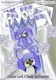 Cute little pengy in purple with bow cracker card mini kit