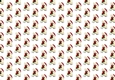 backing paper of teddy in santa hat
