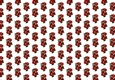 backing paper of red poinsettias
