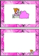Lazy stella in bed (pink) A5 insert